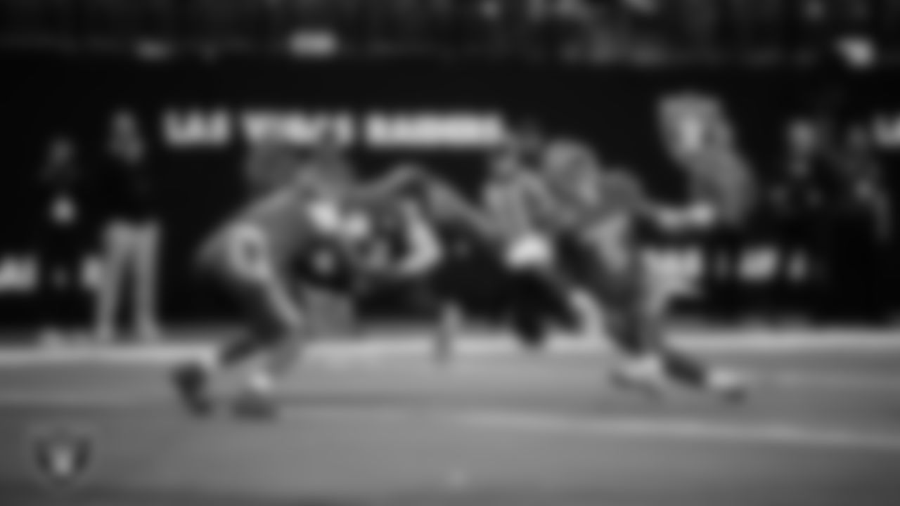 Bishop Gorman High School and Arbor View High School face off in the NIAA 5A Open Division State Championship game at Allegiant Stadium.