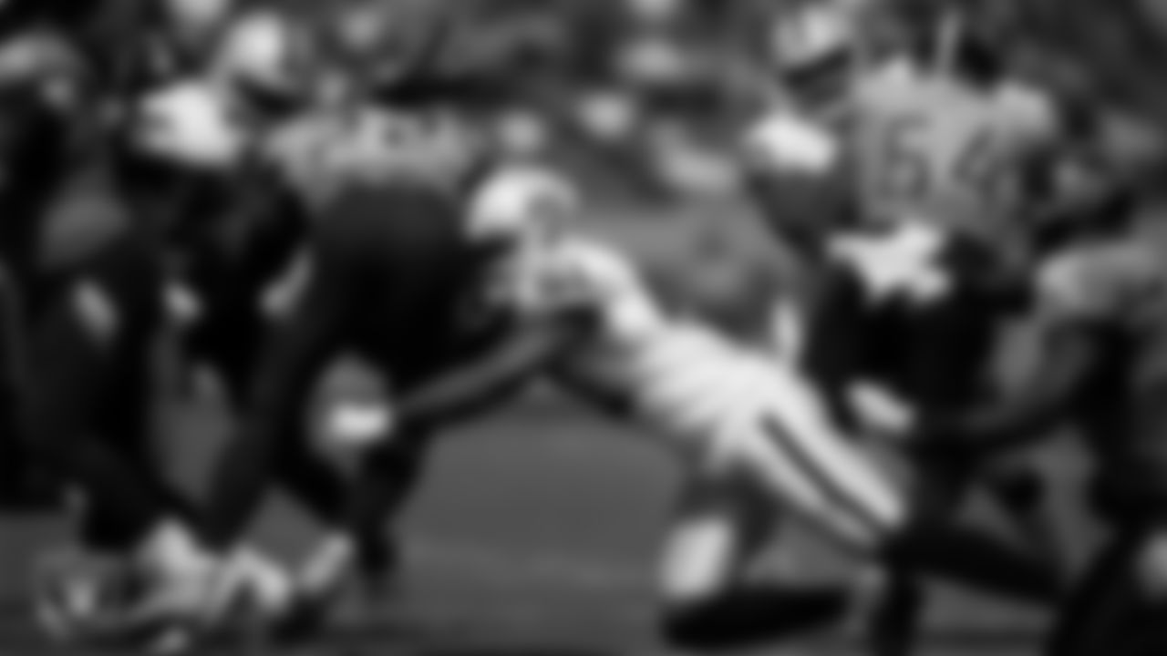 Las Vegas defensive end Malcolm Koonce (51) makes a tackle during the regular season away game against the Tennessee Titans at Nissan Stadium, Sunday, September 25, 2022, in Nashville, Tenn.