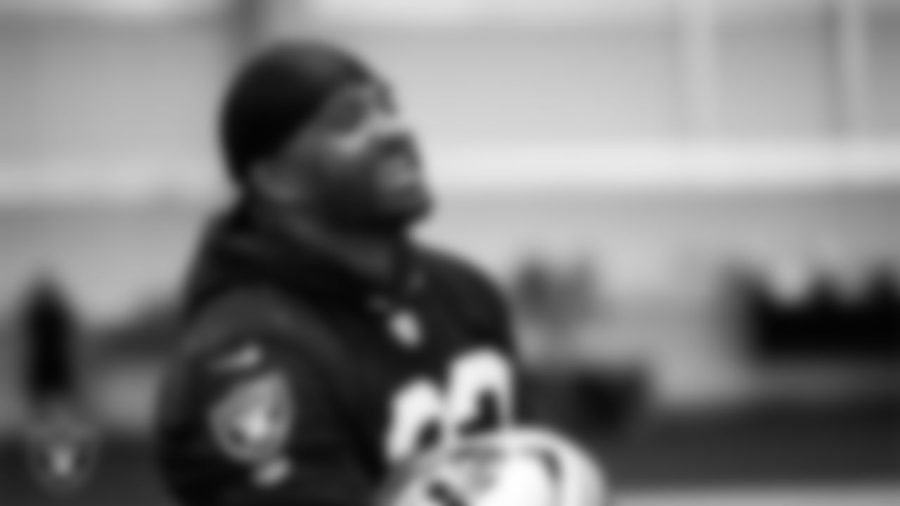 Las Vegas Raiders linebacker Jamal Adams (33) during practice at Intermountain Health Performance Center.