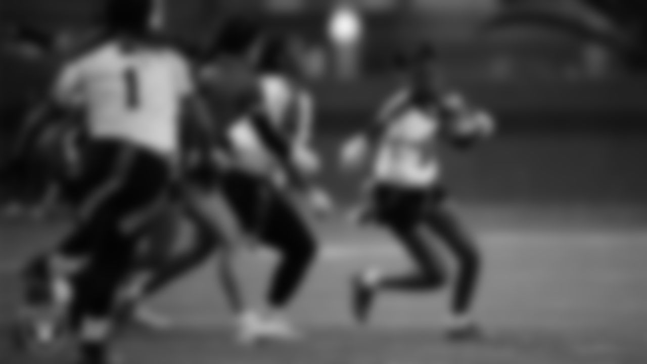 Mater East Academy hosts Las Vegas High School during the Las Vegas Raiders' High School Flag Football Showcase game at Mater East Academy.