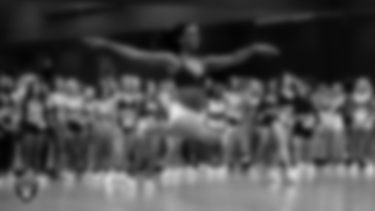 A dancer during a recruitment prep-clinic at The Studio.
