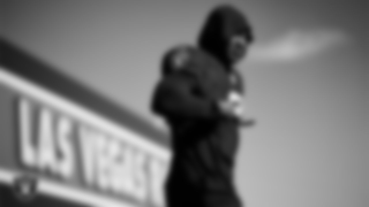 Las Vegas Raiders running back Zamir White (3) during practice at Intermountain Health Performance Center.