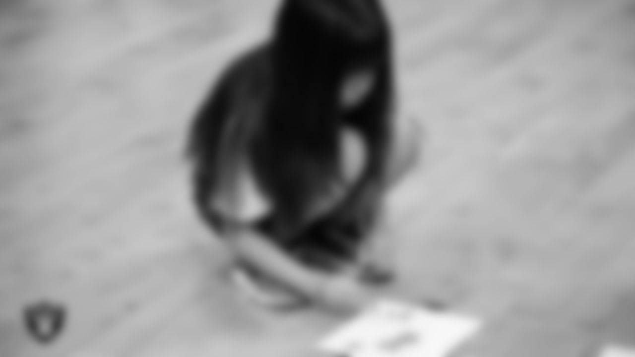 A dancer works on an art project during day one of summer camp at The Studio.