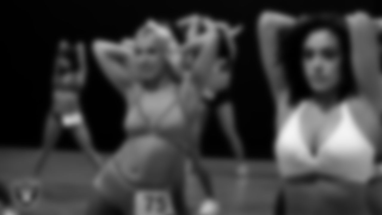 A dancer during a recruitment clinic at The Studio.