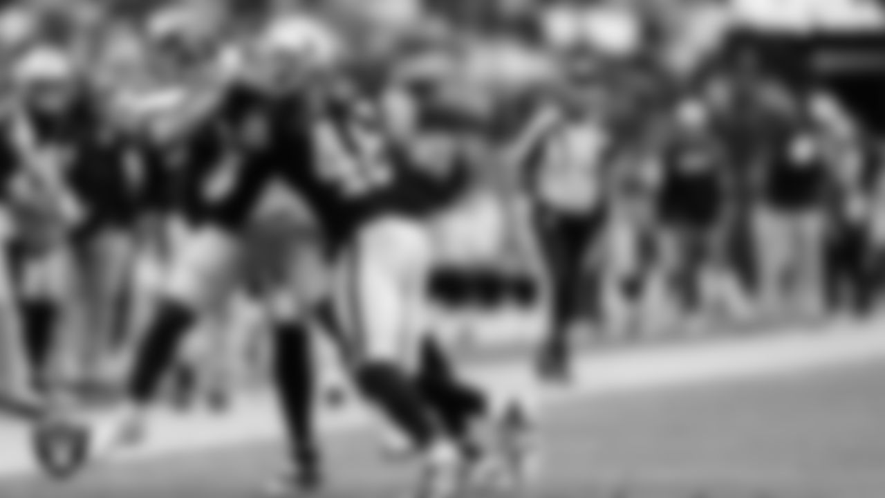 Las Vegas Raiders safety Terrell Edmunds (48) during the preseason home game against the San Francisco 49ers at Allegiant Stadium.
