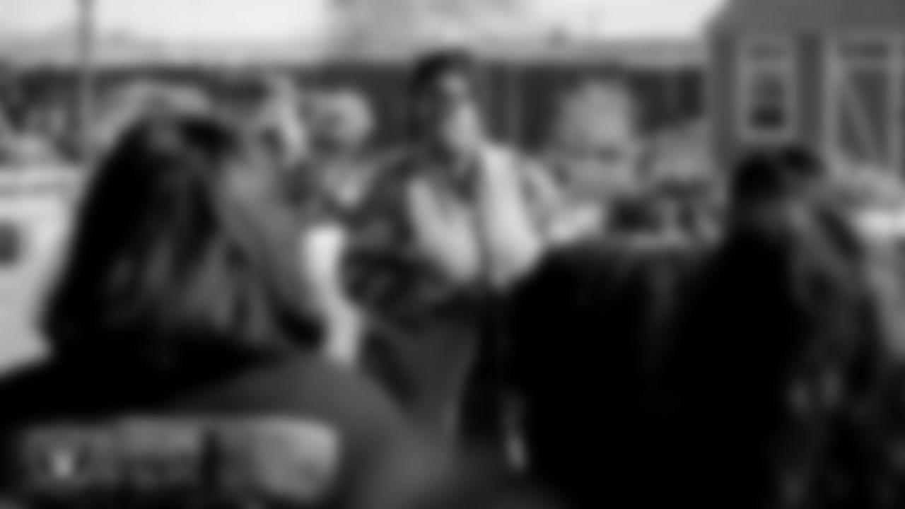 Executive director of the Obodo Collective Tameka Henry gives a tour of the Obodo Community Gardens during the Historic Westside Tour.