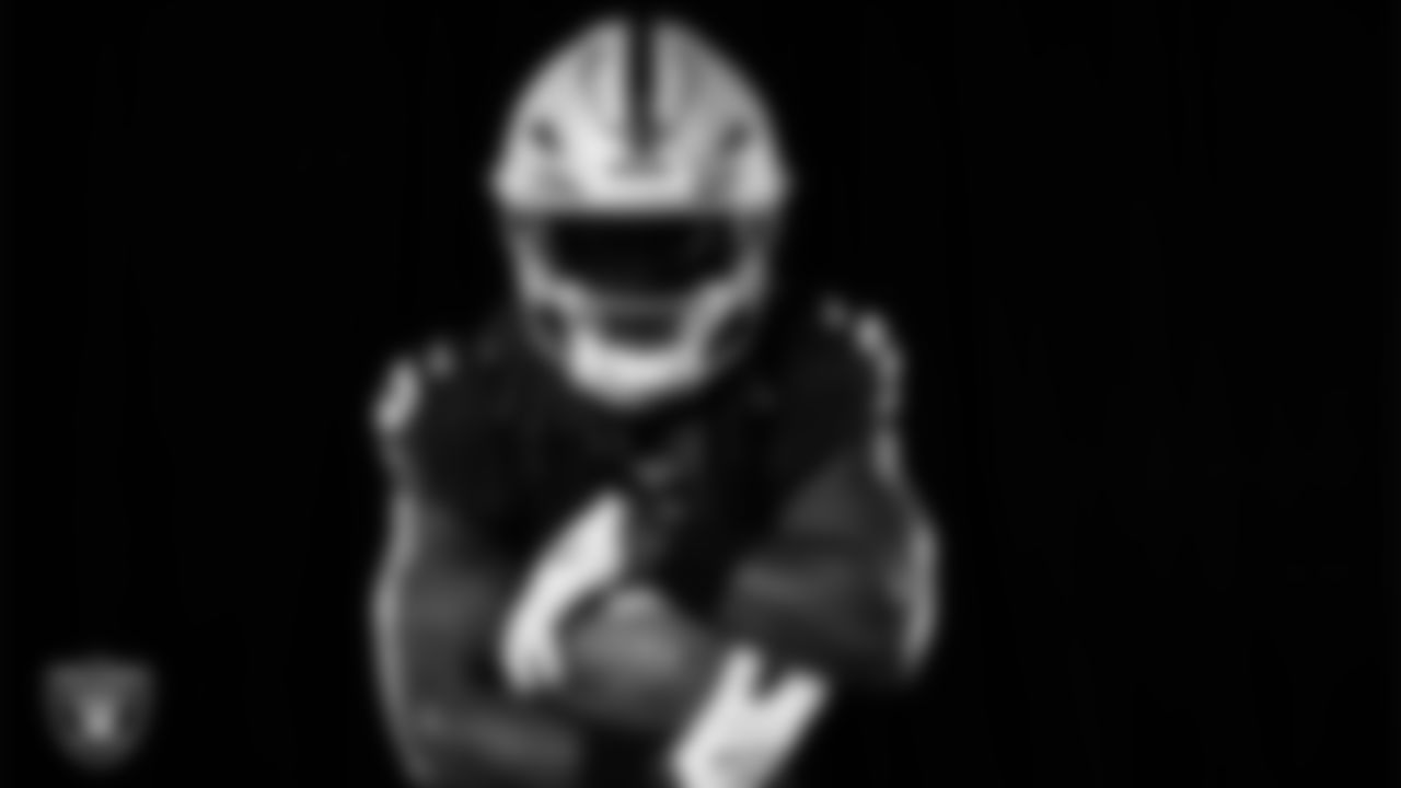 Las Vegas Raiders running back Ashton Jeanty (2) poses for a photo at the 2025 Raiders Media Day.