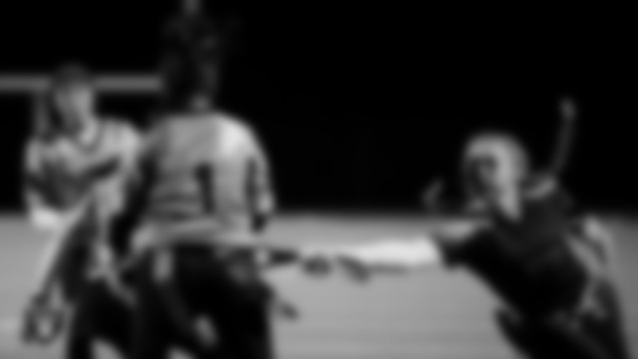 Coronado High School hosts Palo Verde High School during the Las Vegas Raiders' High School Flag Football Showcase game at Coronado High School.