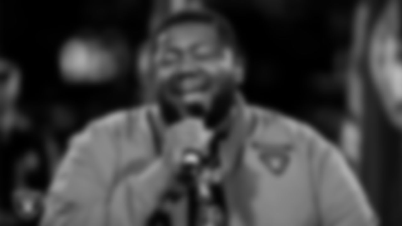 Musical duo The War and Treaty performs the national anthem before the Las Vegas Raiders' regular season home game against the Dallas Cowboys at Allegiant Stadium.