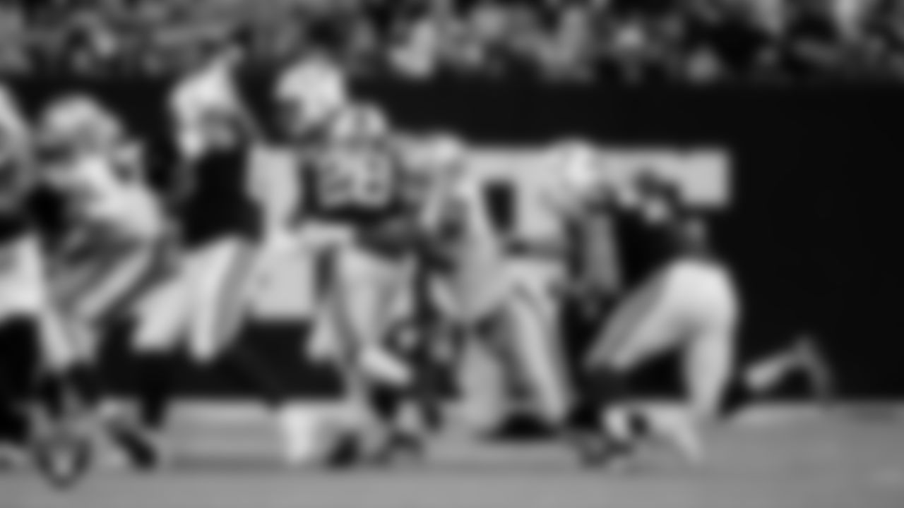 Las Vegas Raiders defensive tackle Jonah Laulu (96) during the regular season away game against the Indianapolis Colts at Lucas Oil Stadium.
