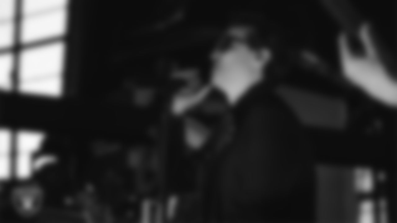 Rock band Stone Temple Pilots performs during halftime at the Las Vegas Raiders' regular season home game against the Denver Broncos at Allegiant Stadium.