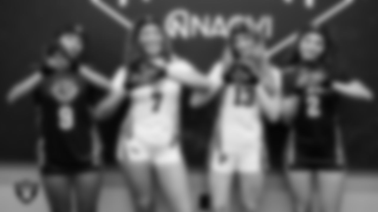 Athletes from Chaparral High School and Clark High School show off their new uniforms and equipment at Intermountain Health Performance Center.