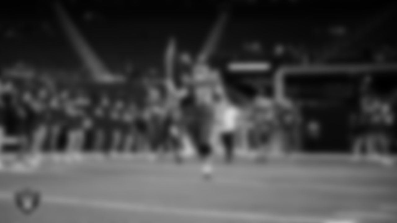 The Bishop Gorman High School football team takes the field before the NIAA 5A Open Division State Championship game against Arbor View High School at Allegiant Stadium.