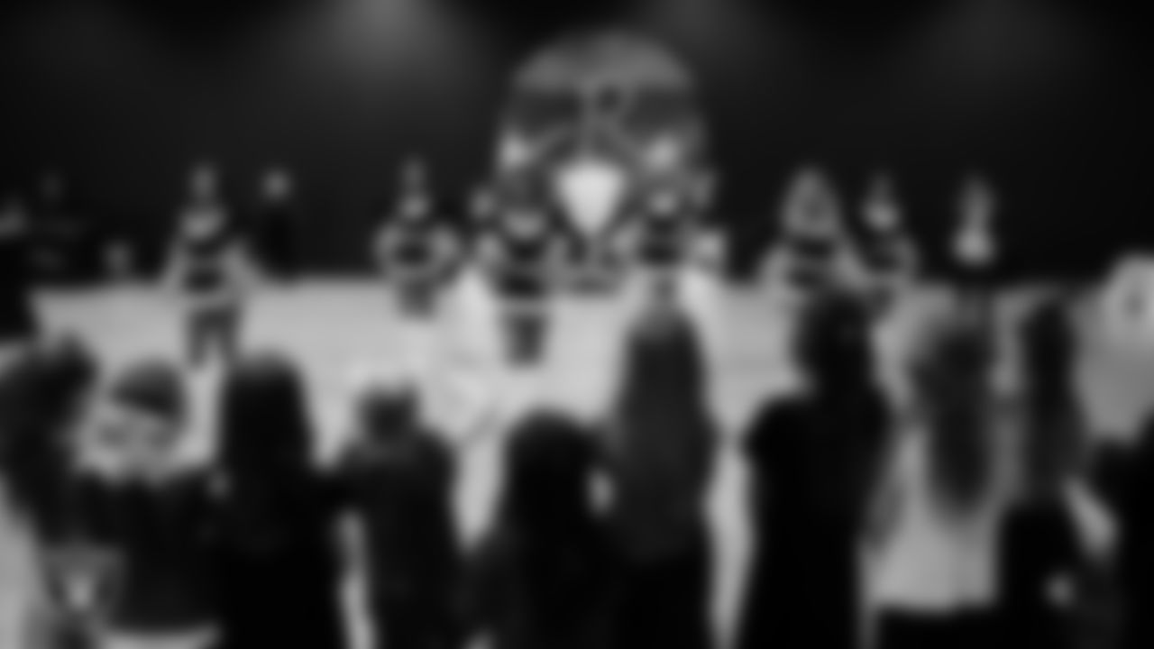 The Raiderettes perform during the Junior Raiderettes Banquet at The Studio.