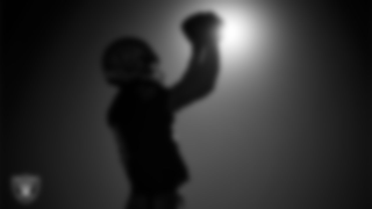 Las Vegas Raiders wide receiver Alex Bachman (81) during practice at Intermountain Health Performance Center.