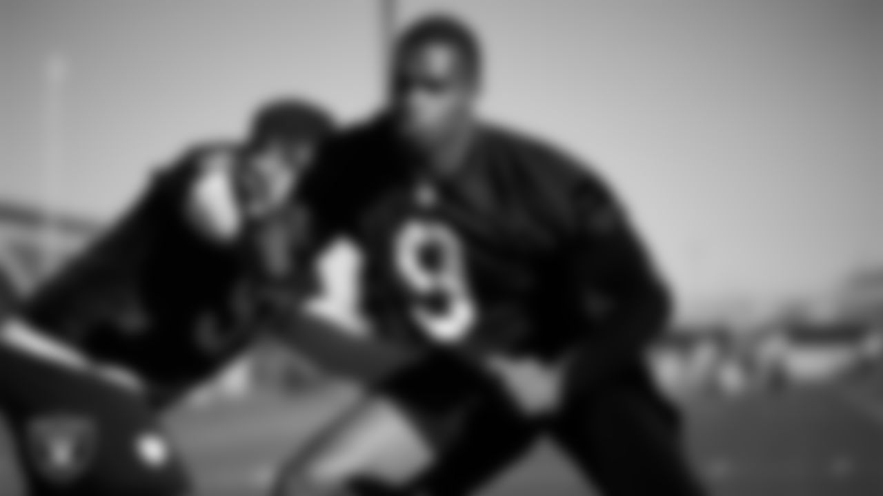 Las Vegas Raiders defensive end Tyree Wilson (9) during practice at Intermountain Health Performance Center.