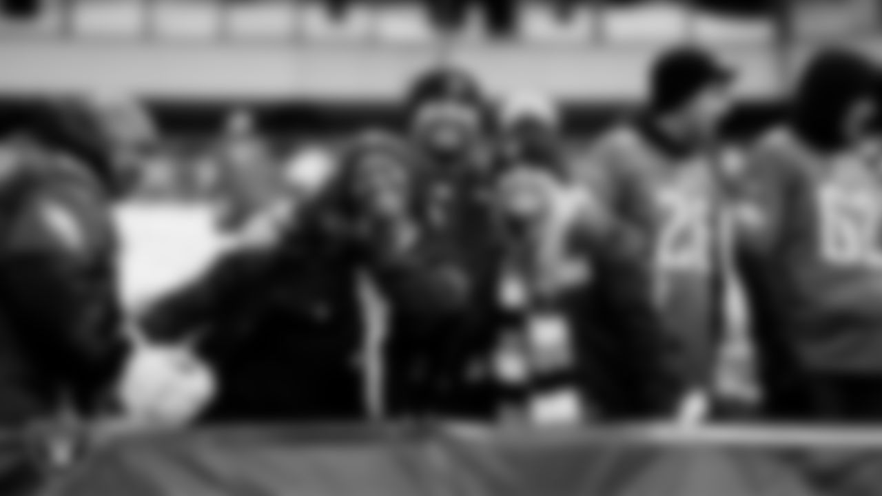 Fans before the Las Vegas Raiders' regular season away game against the Philadelphia Eagles at Lincoln Financial Field.