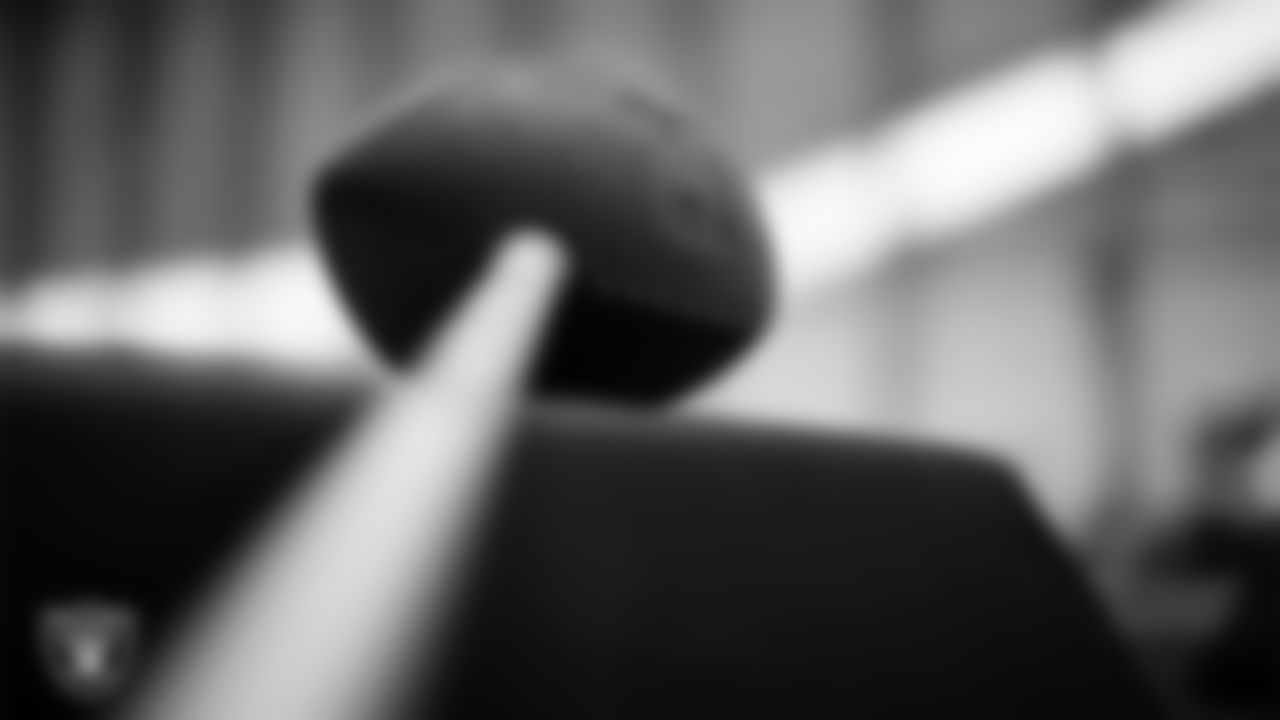 A snapper stick on the field during practice at Intermountain Health Performance Center.