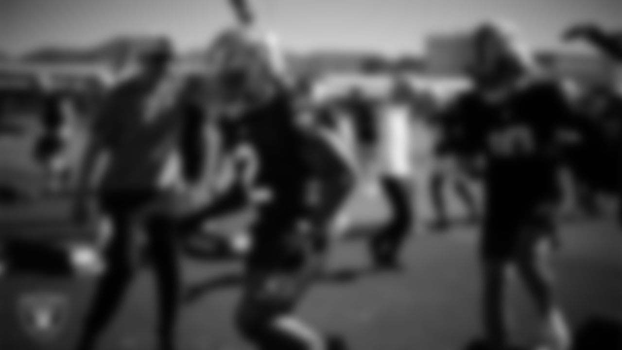 Las Vegas Raiders running back Ashton Jeanty (2) during practice at Intermountain Health Performance Center.