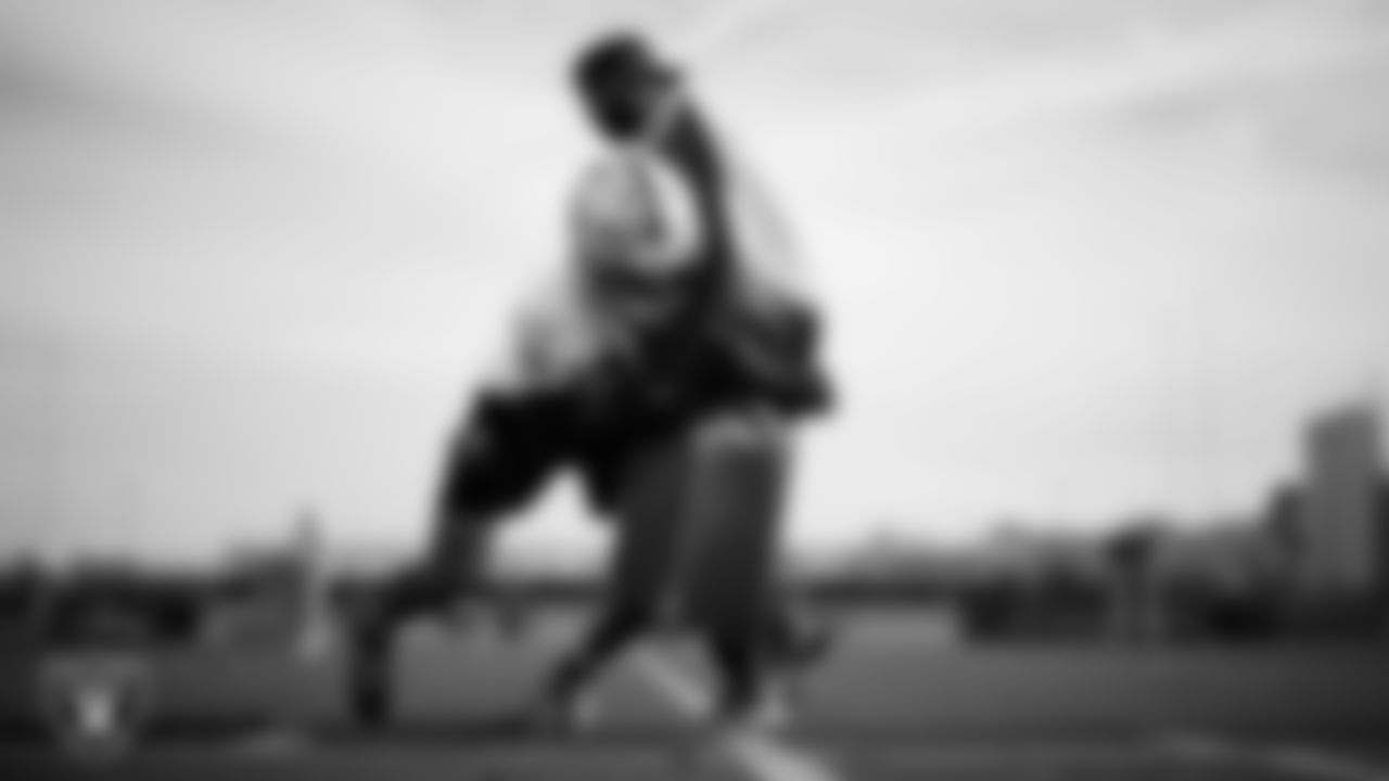 Las Vegas Raiders cornerback Greedy Vance (41) during practice at Intermountain Health Performance Center.