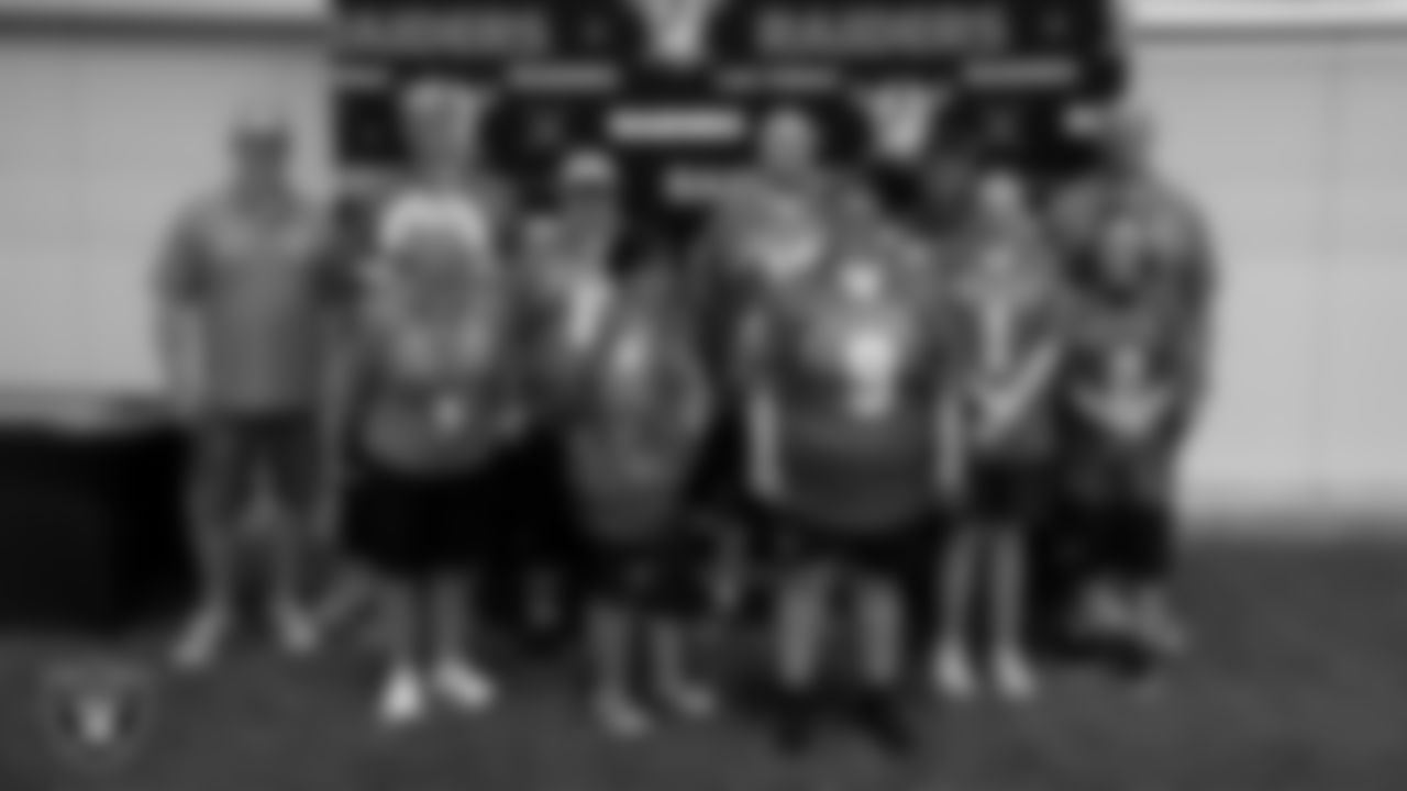 Special Olympics of Nevada, Mesquite athletes and coaches pose for a photo before the flag football regional tournament at Intermountain Health Performance Center.