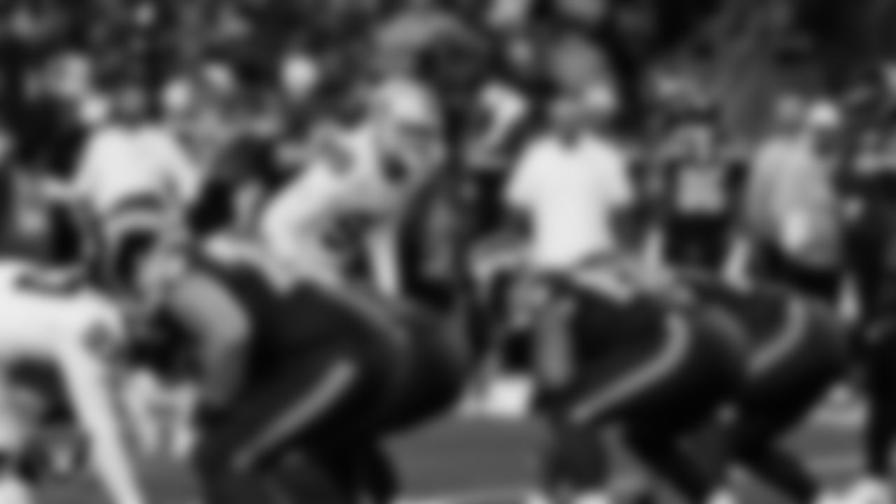 Las Vegas Raiders defensive end Andre Carter II (99) lines up before the snap during the preseason away game against the Seattle Seahawks at Lumen Field.