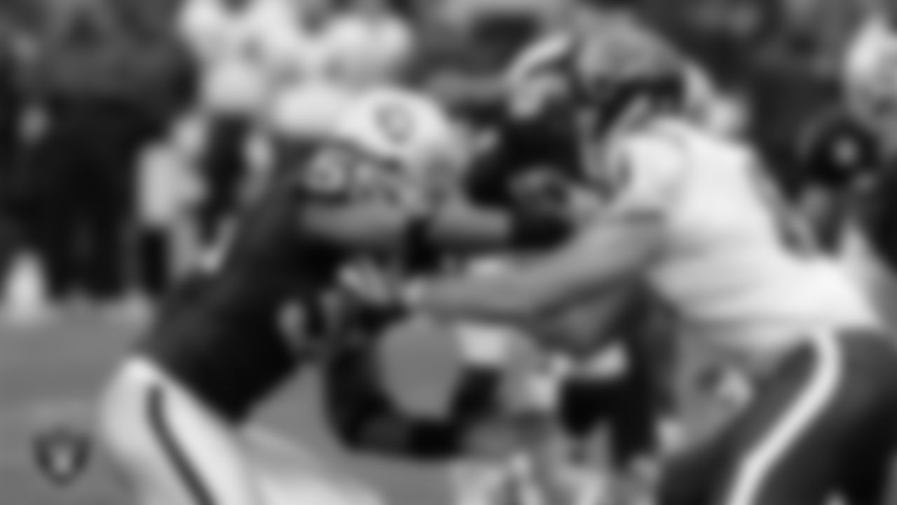 Oakland Raiders linebacker Jon Alston (55) during the regular season home game against the Houston Texans at Oakland-Alameda County Coliseum, Sunday, December 21, 2008, in Oakland, Calif.