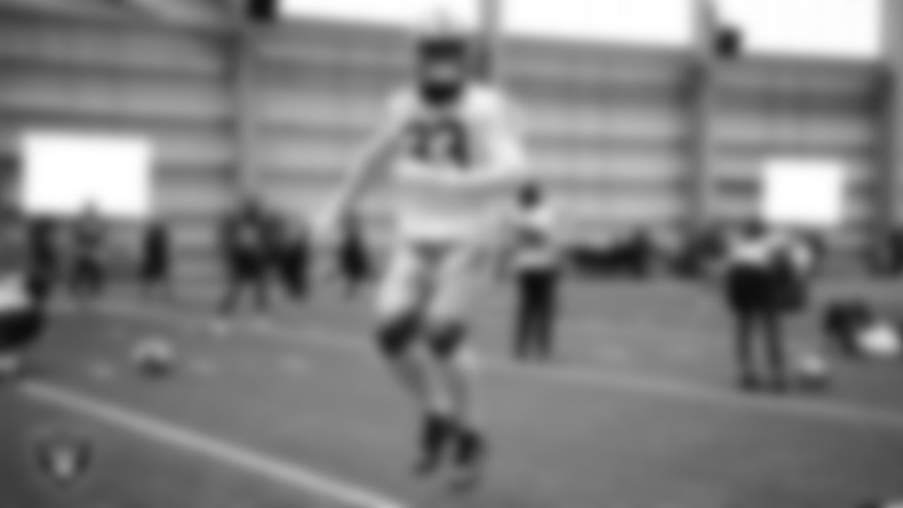 Las Vegas Raiders linebacker Jamal Adams (33) during practice at Intermountain Health Performance Center.