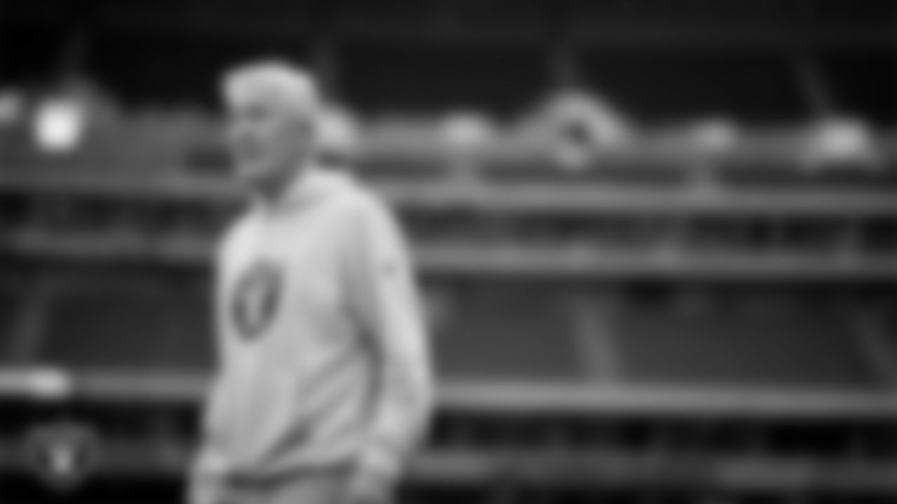 Las Vegas Raiders Head Coach Pete Carroll before the regular season away game against the Houston Texans at NRG Stadium.