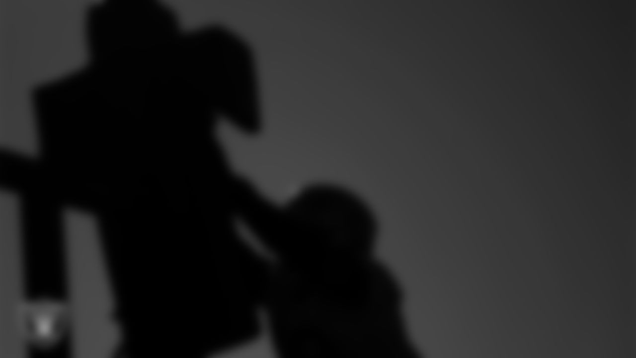 Las Vegas Raiders defensive tackle Thomas Booker IV (99) during practice at Intermountain Health Performance Center.