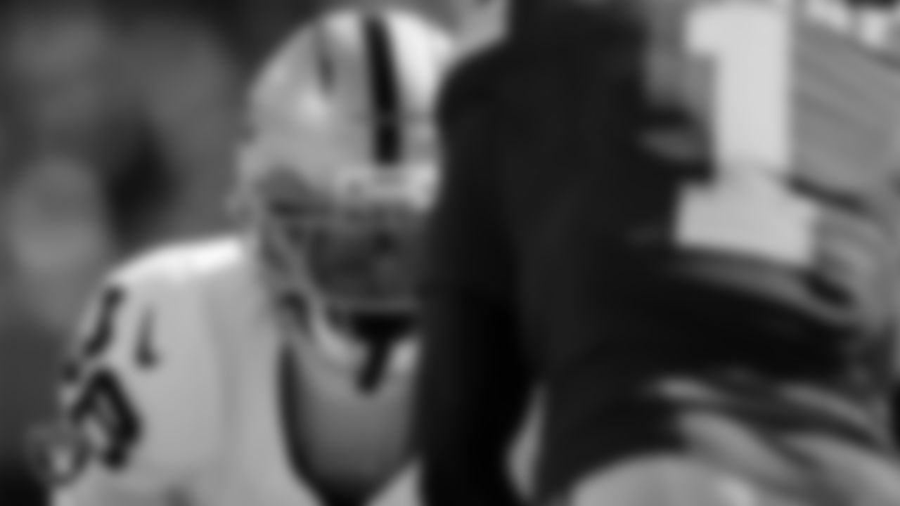 Las Vegas Raiders cornerback Kyu Blu Kelly (36) lines up before the snap during the regular season away game against the Kansas City Chiefs at GEHA Field at Arrowhead Stadium.