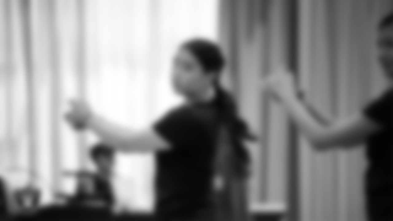A dancer rehearses during a teen intensive at The Studio.