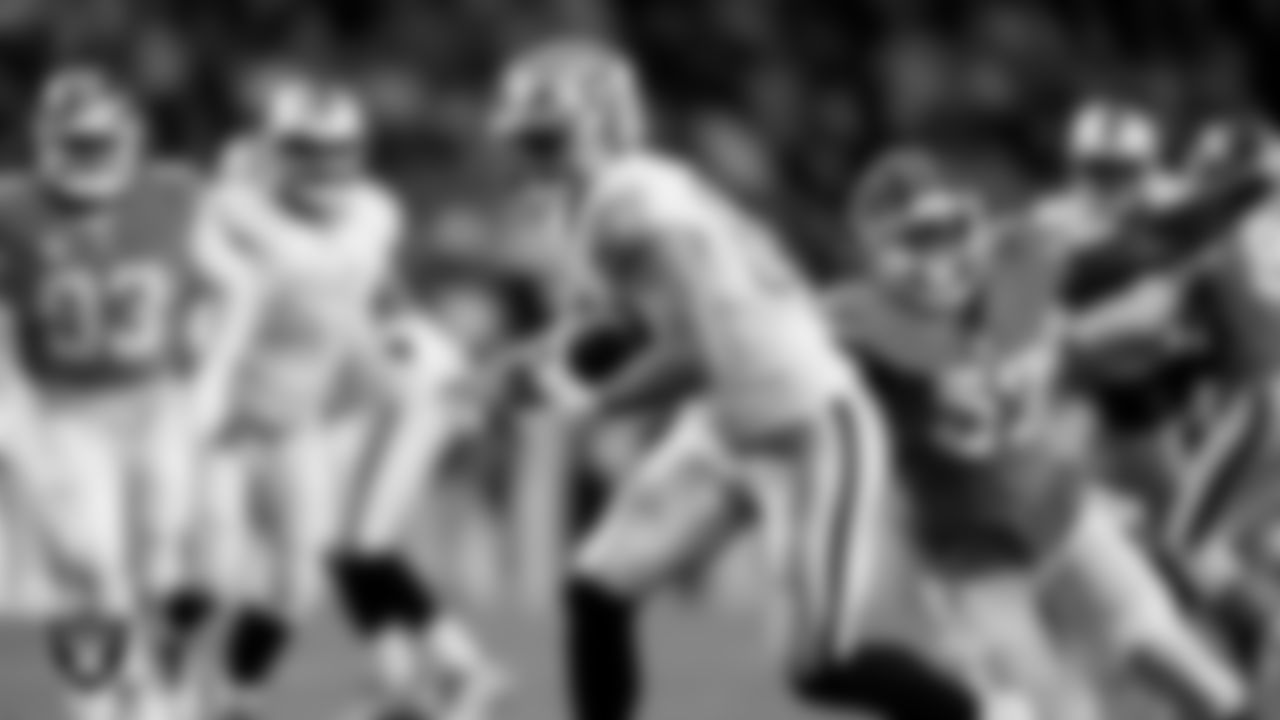 Las Vegas Raiders tight end Michael Mayer (87) during the regular season away game against the Denver Broncos at Empower Field at Mile High.