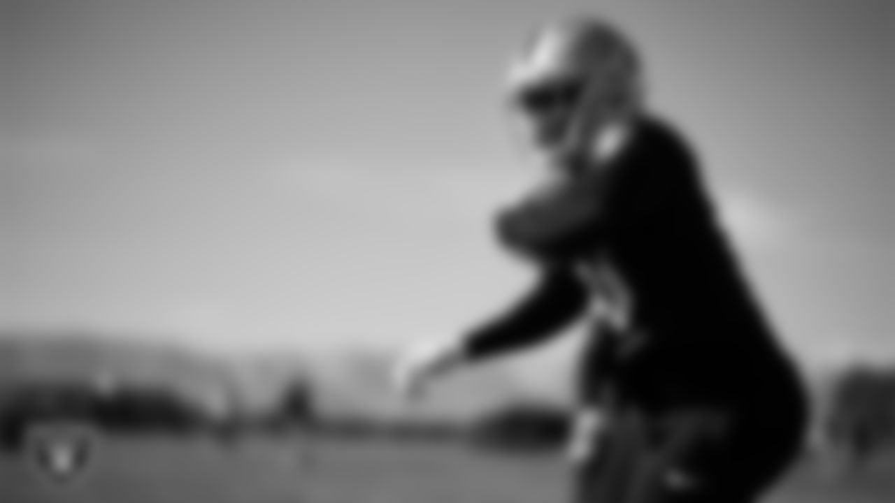 Las Vegas Raiders wide receiver Phillip Dorsett II (13) during practice at Intermountain Health Performance Center.