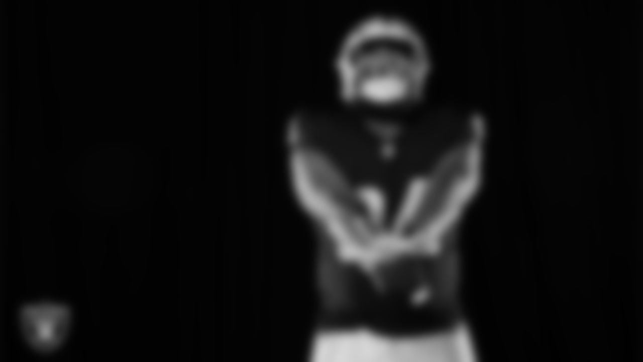 Las Vegas Raiders defensive tackle Christian Wilkins (94) poses for a photo at the 2025 Raiders Media Day.