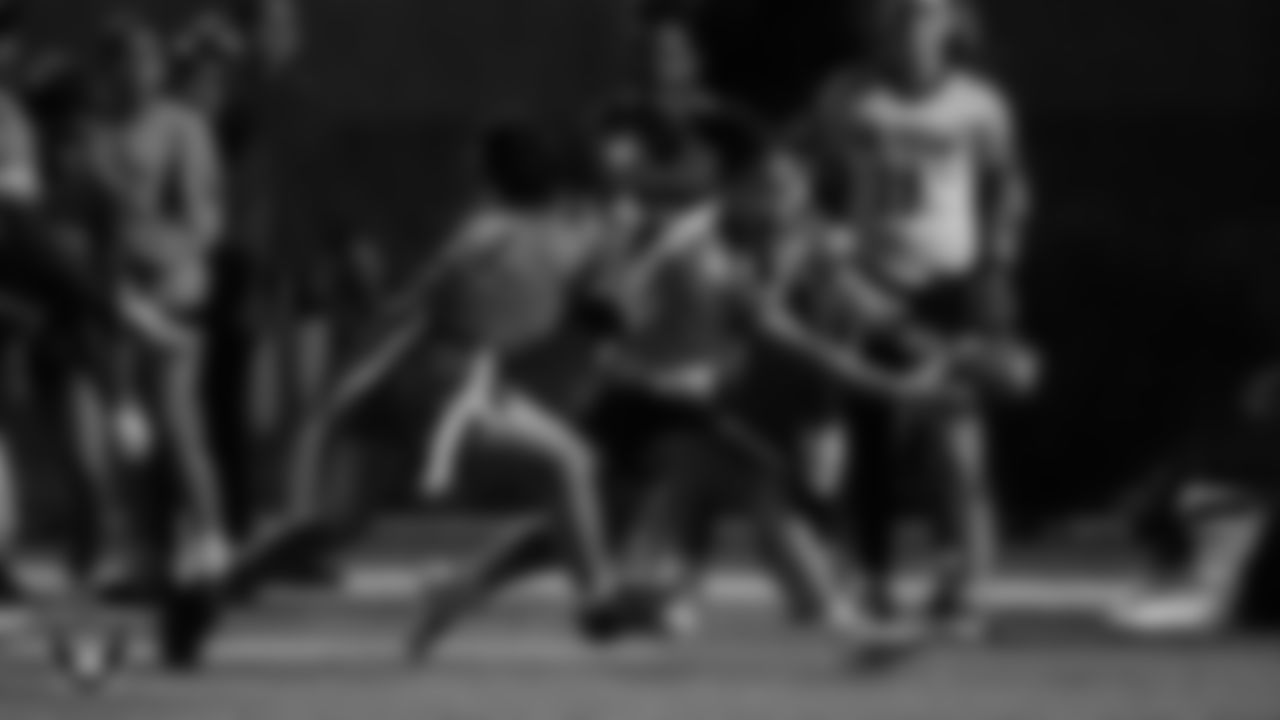 Mater East Academy hosts Las Vegas High School during the Las Vegas Raiders' High School Flag Football Showcase game at Mater East Academy.