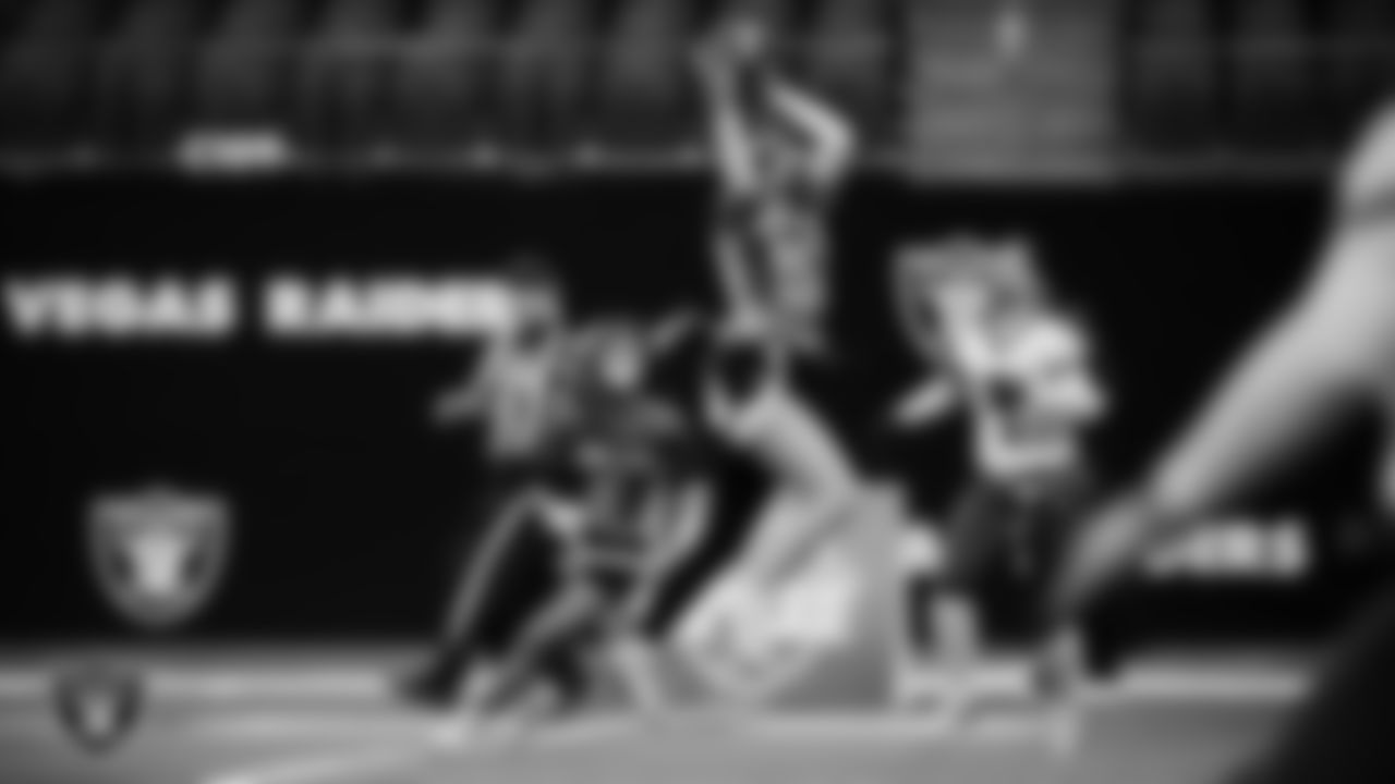 Sierra Vista High School and Green Valley High School face off in the NIAA 4A Flag Football State Championship game at Allegiant Stadium.