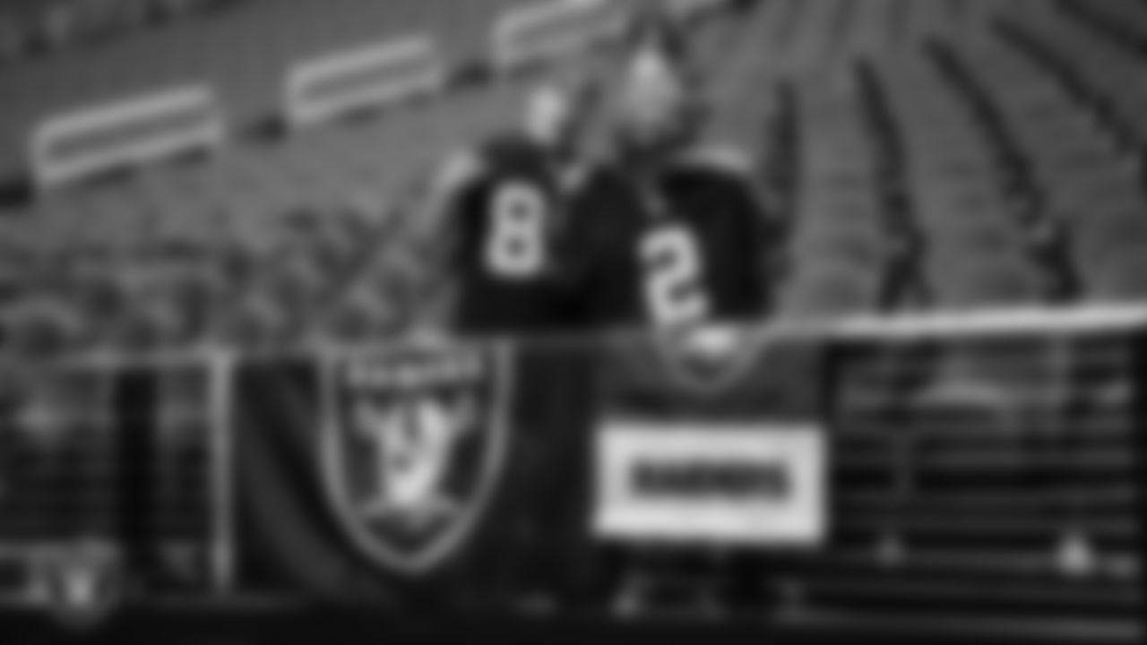 Fans before the Las Vegas Raiders' regular season home game against the Tennessee Titans at Allegiant Stadium.