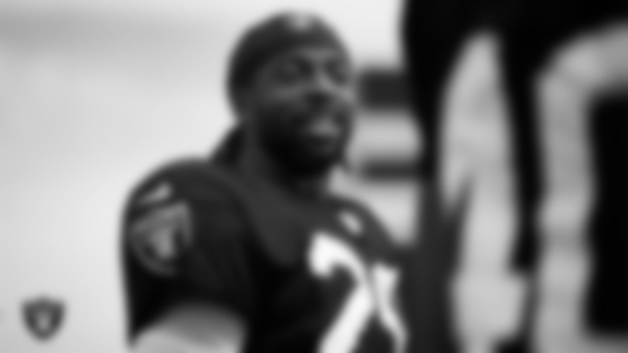 Las Vegas Raiders safety Chris Smith II (29) during practice at Intermountain Health Performance Center.