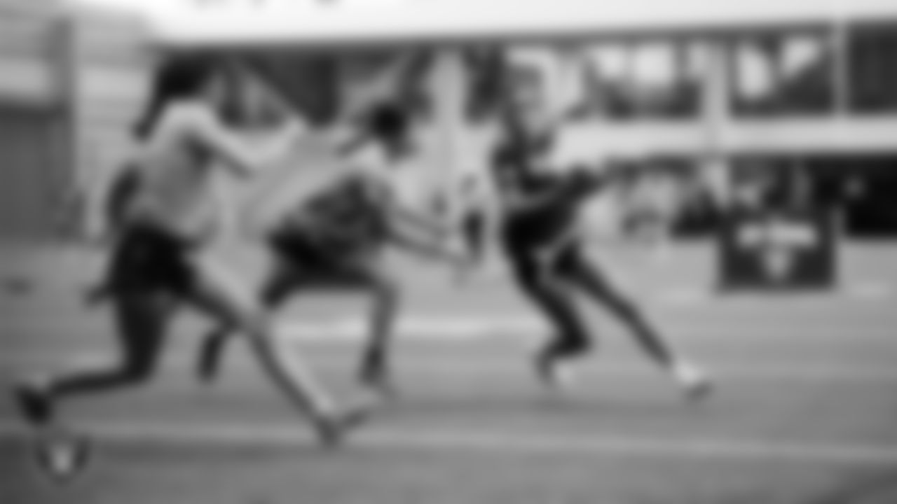 Athletes compete in 7-on-7 games during a Nike 11-On event at Intermountain Health Performance Center.