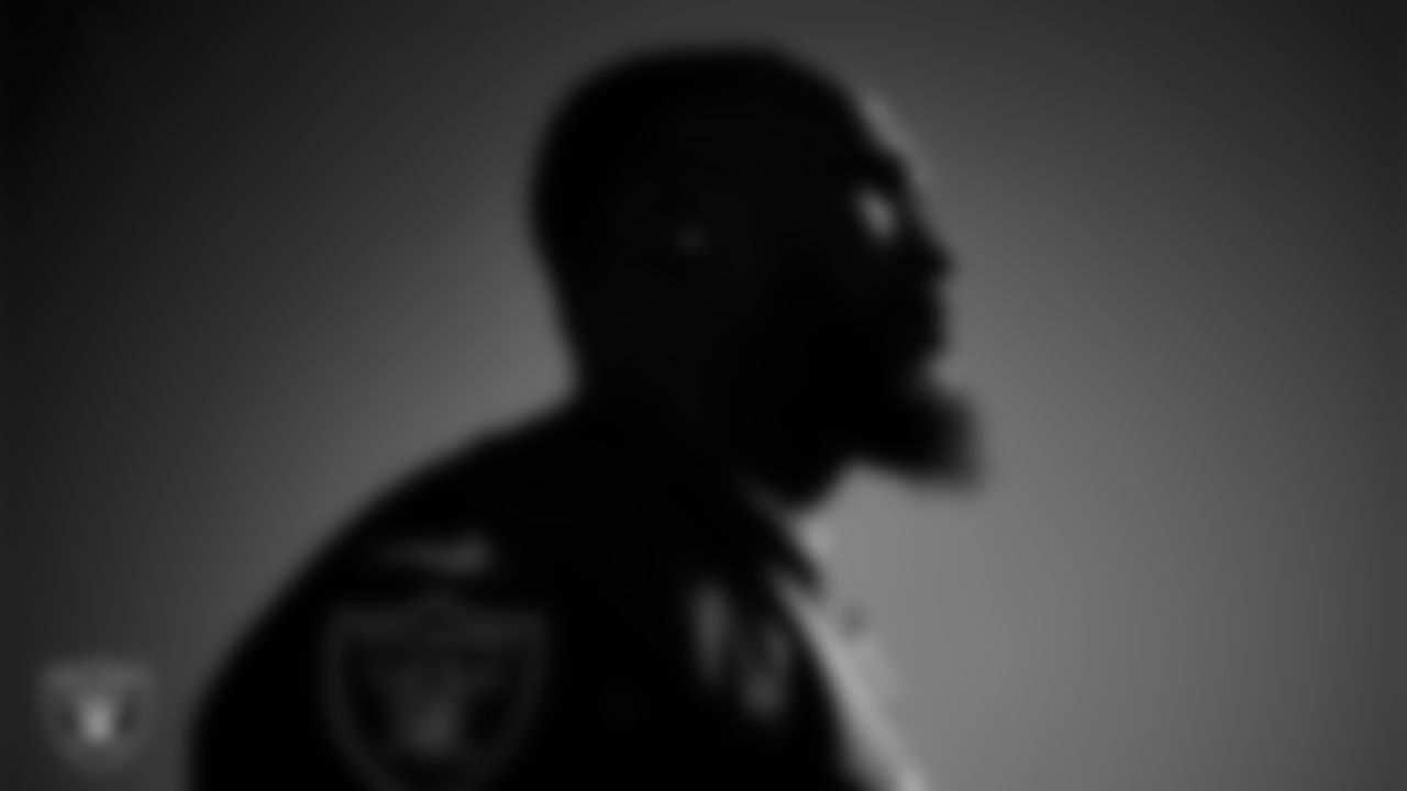 Las Vegas Raiders linebacker Devin White (45) during practice at Intermountain Health Performance Center.