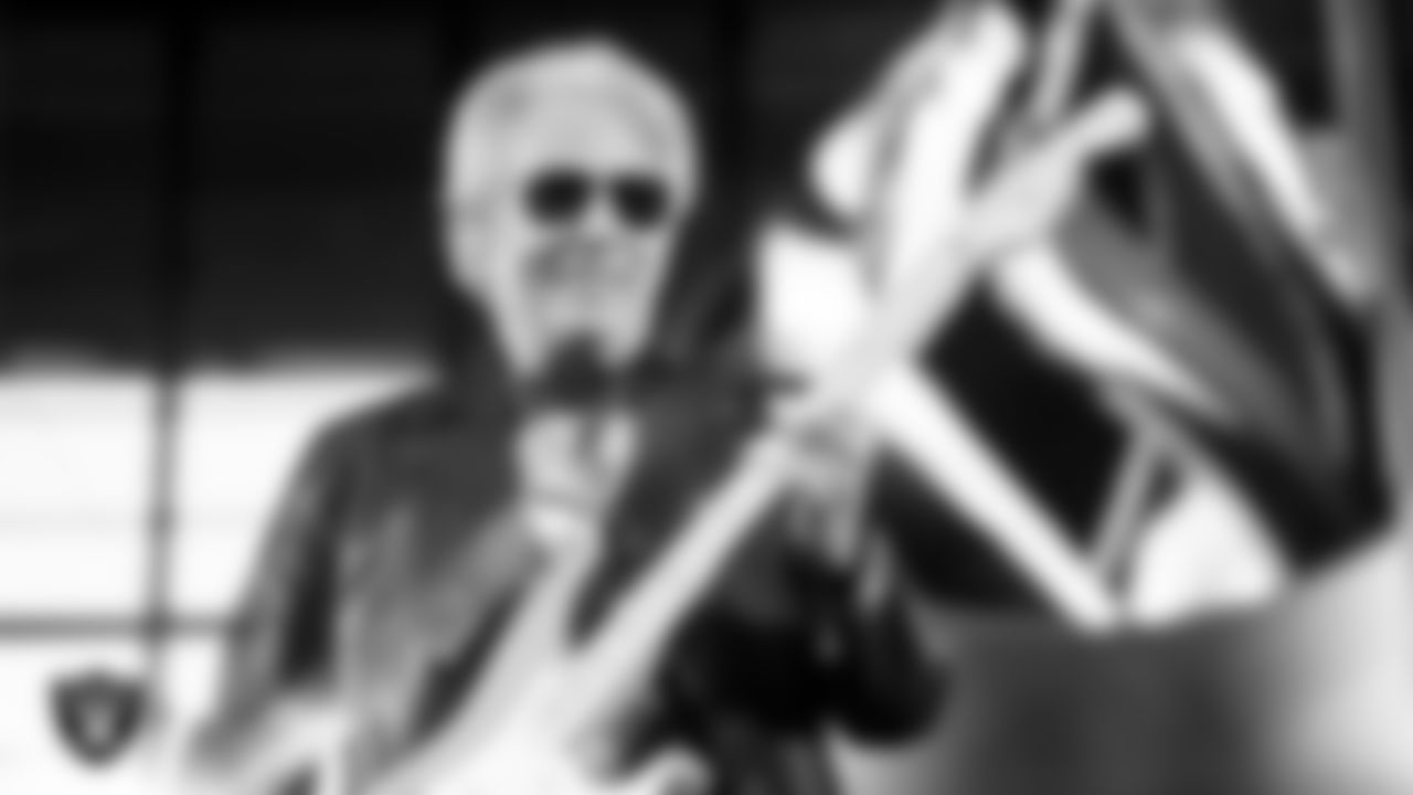 Guitarist and singer Don Felder performs during halftime at the Las Vegas Raiders' regular season home game against the Cleveland Browns at Allegiant Stadium.