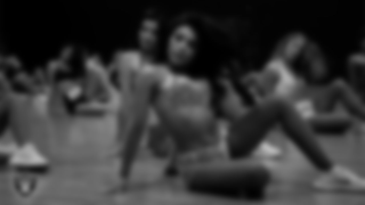 A dancer during a recruitment clinic at The Studio.