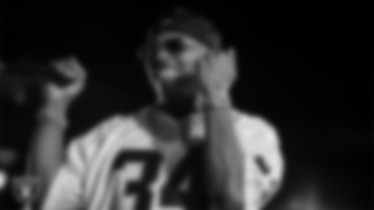 Rapper Nelly performs during halftime at the Las Vegas Raiders' regular season home game against the Dallas Cowboys at Allegiant Stadium.