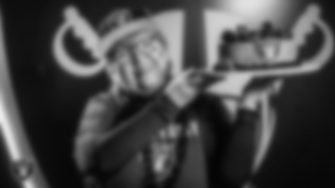 Las Vegas Raiders fan Barbara Estrada from Mexico City is named the International Fan of the Year.