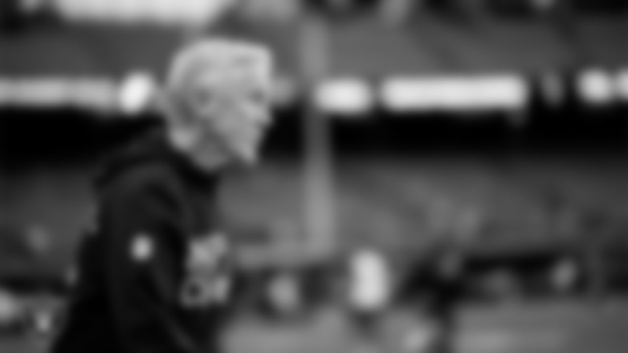 Las Vegas Raiders Head Coach Pete Carroll before the regular season home game against the New York Giants at Allegiant Stadium.