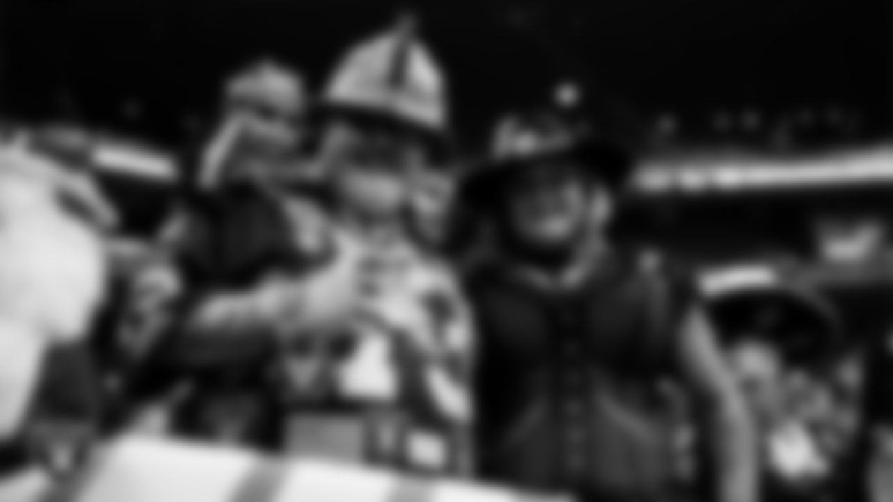 Fans before the Las Vegas Raiders' regular season away game against the Houston Texans at NRG Stadium.