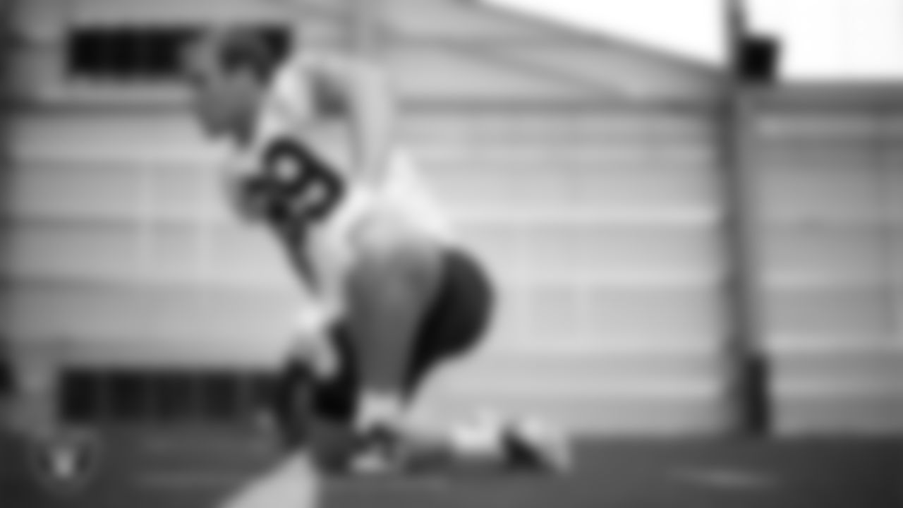 Las Vegas Raiders tight end Brock Bowers (89) during practice at Intermountain Health Performance Center.