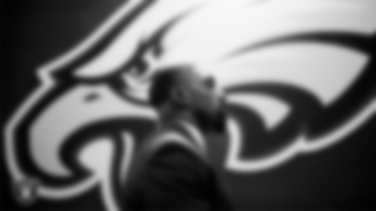 Las Vegas Raiders defensive tackle Thomas Booker IV (99) arrives to the regular season away game against the Philadelphia Eagles at Lincoln Financial Field.