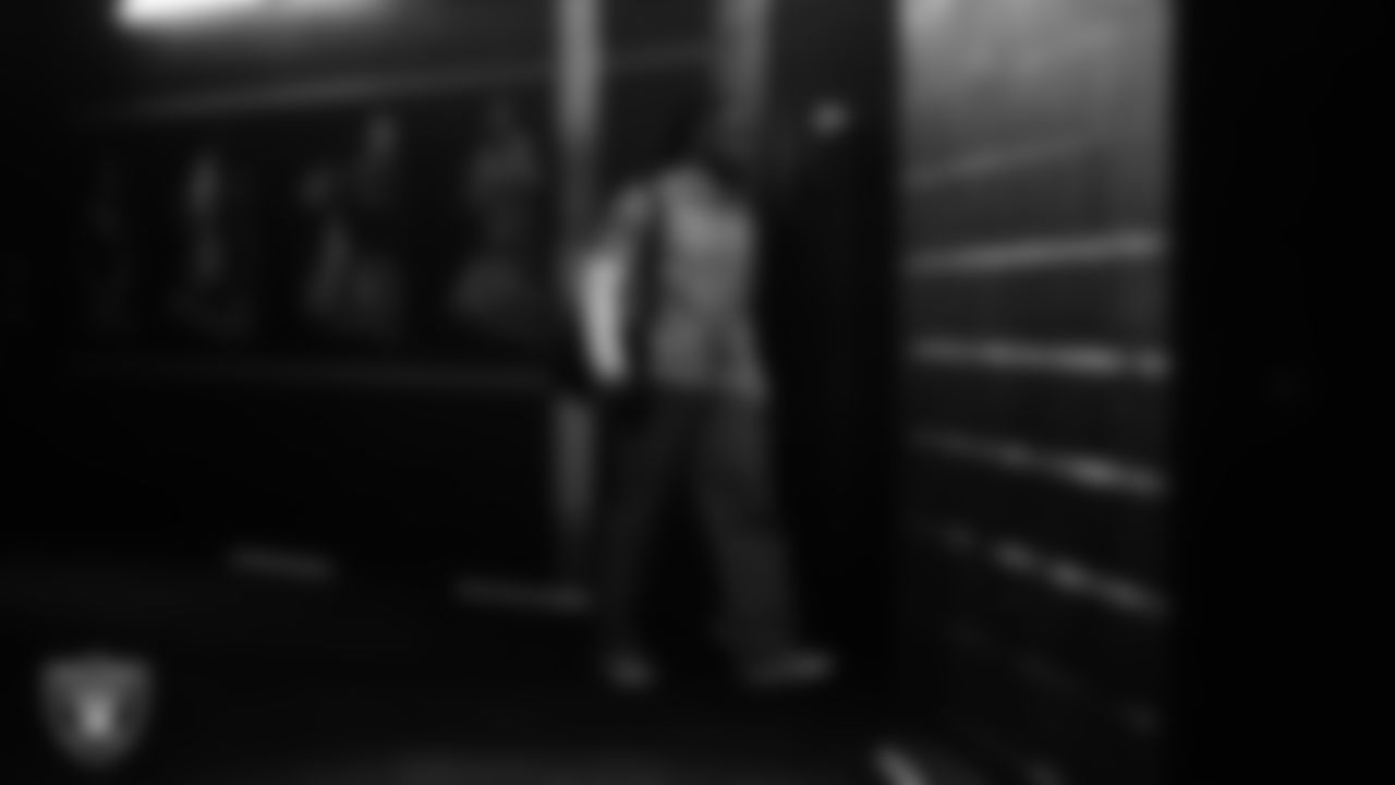 Las Vegas Raiders running back Ashton Jeanty (2) arrives to the regular season home game against the Denver Broncos at Allegiant Stadium.